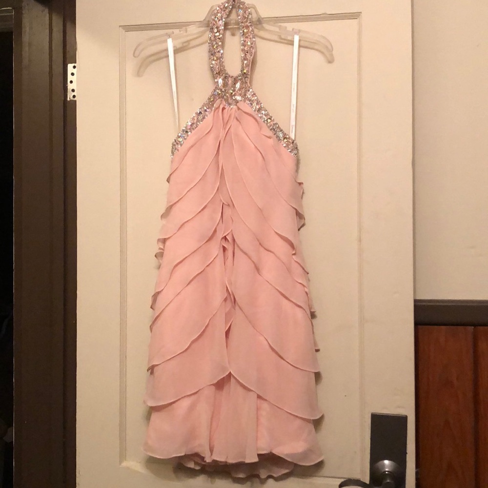 Light Pink Short Prom Dress
